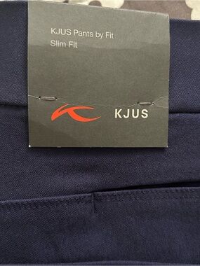 KJUS Ikala Women's Navy Slim Fit Straight Leg Pants Medium Stretch Golf Outdoor